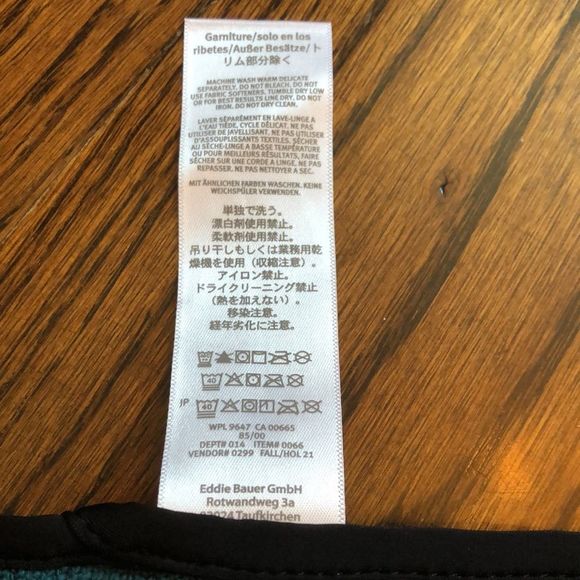 EDDIE BAUER Men’s Knit Touch Finger Turquoise Winter Gloves Size Large XL - Picture 10 of 11